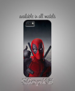 Deadpool super hero showing thumbs up mobile cover