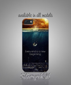 Girl is jumping in water graphic surreal customize mobile cover