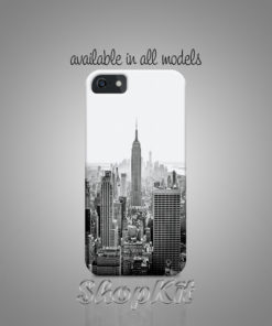 B&W New York Sky Scrapers Mobile cover