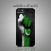 A strong fist of Pakistani Flag mobile cover