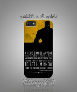 batman quote from the dark knight customize mobile cover