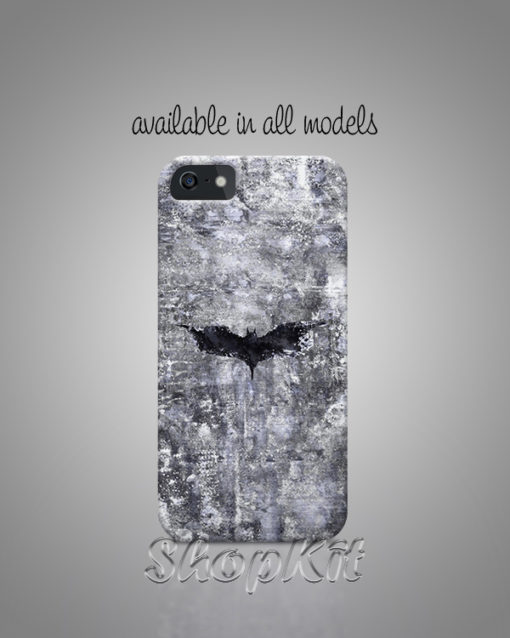Bat on grungy background of mobile cover