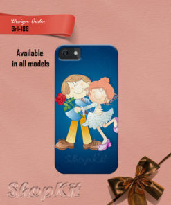 Happy couple dancing mobile cover