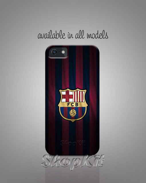 FCB logo on fcb background for Customize Mobile Cover