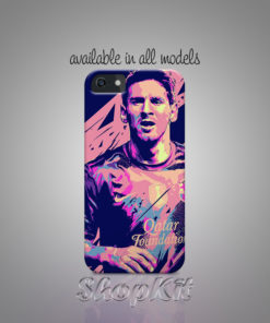 Lionel Messi pop art image on mobile cover
