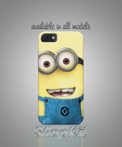 Minion close up shot for Customize Mobile Cover