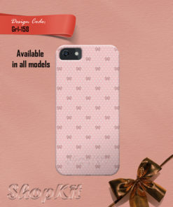 dot and ribbon pattern design for customize mobile cover