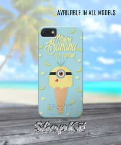 minion ice cream with small bananas mobile cover