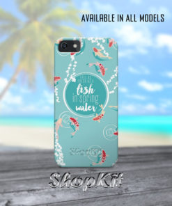 fishes on digital printed mobile cover