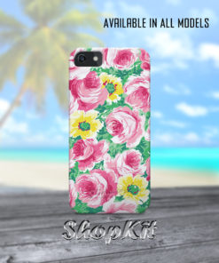red roses with yellow flowers mobile cover