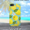 Lemons and leafs on mobile cover