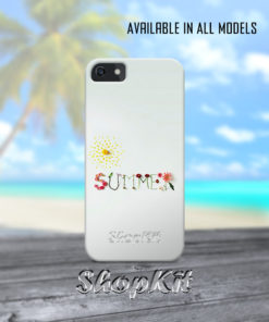summer written with fruits typography Customize Mobile Cover