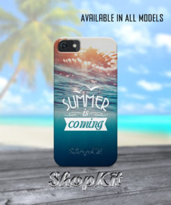 summer is coming on ocean water Customize Mobile Cover